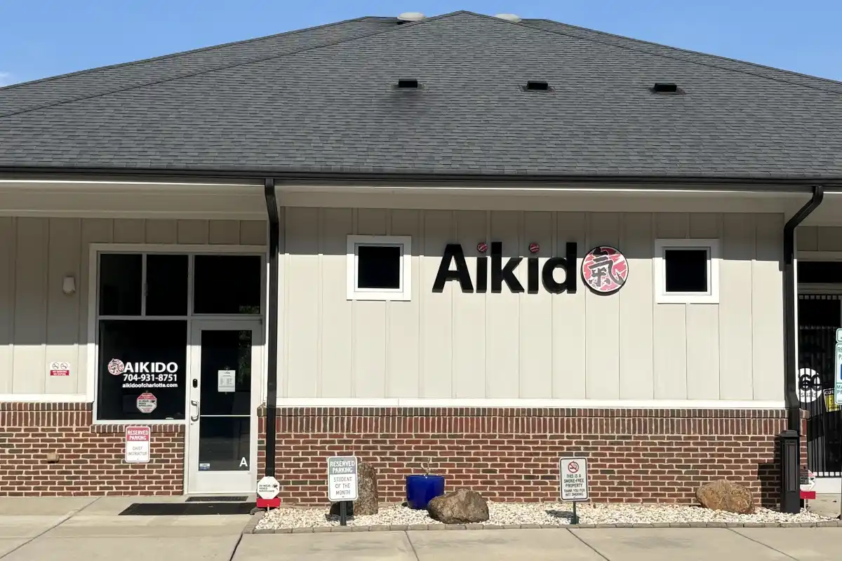 Building exterior of Aikido of Charlotte