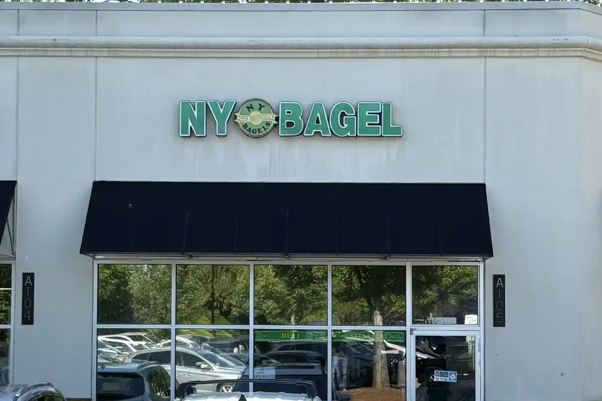 Storefront of The Original NY Bagels