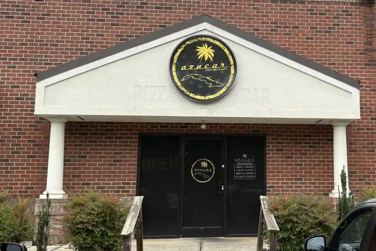Entrance to Azucar Cuban Restaurant