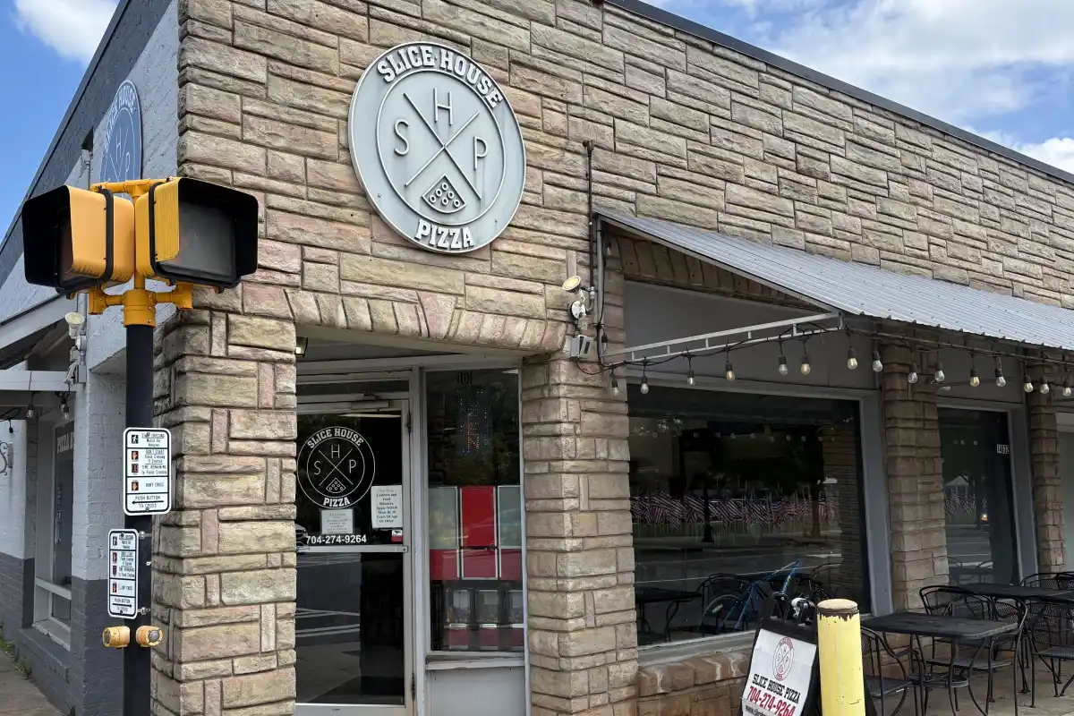 Street view of Slice House Pizza