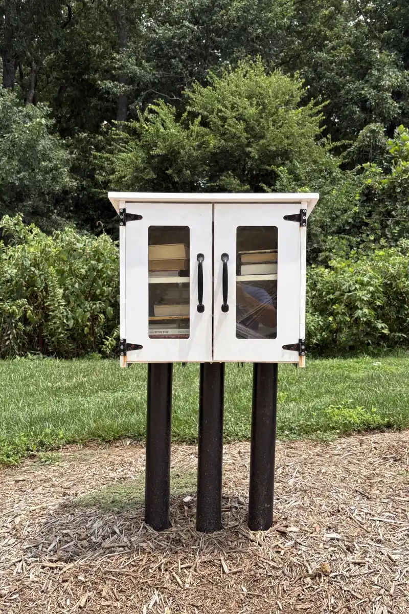 Little Free Library book exchange box at Rosedale Nature Park
