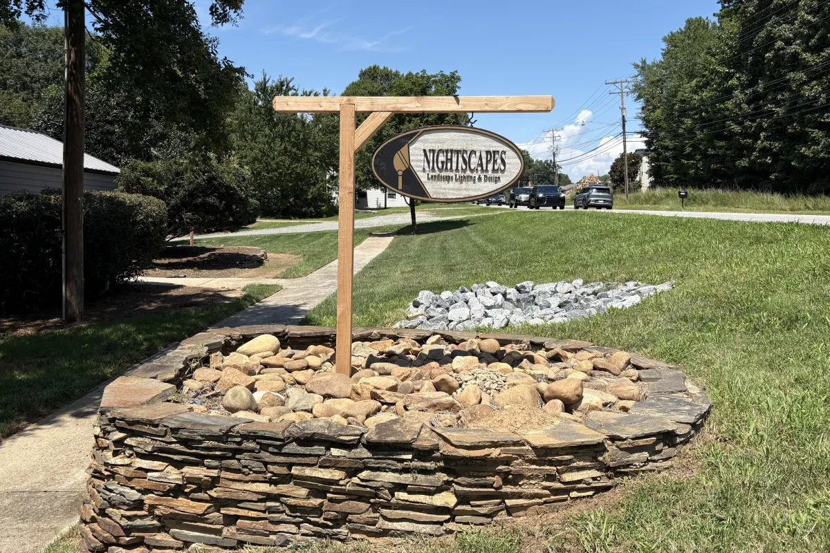 Sign for Nightscapes Design