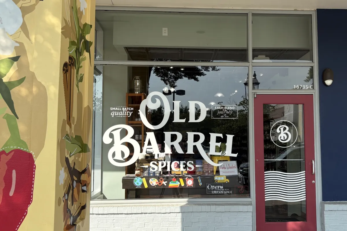 Entrance to Old Barrel Spices