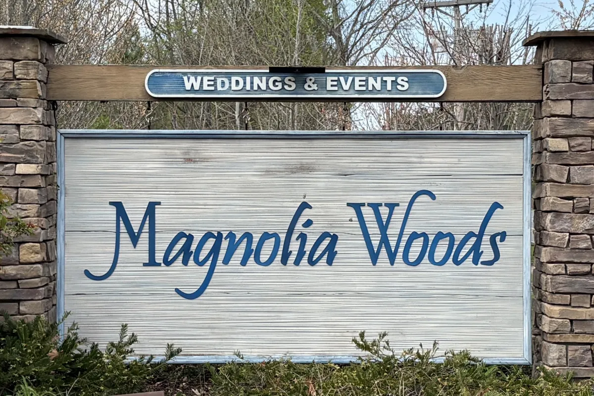 Sign for Magnolia Woods