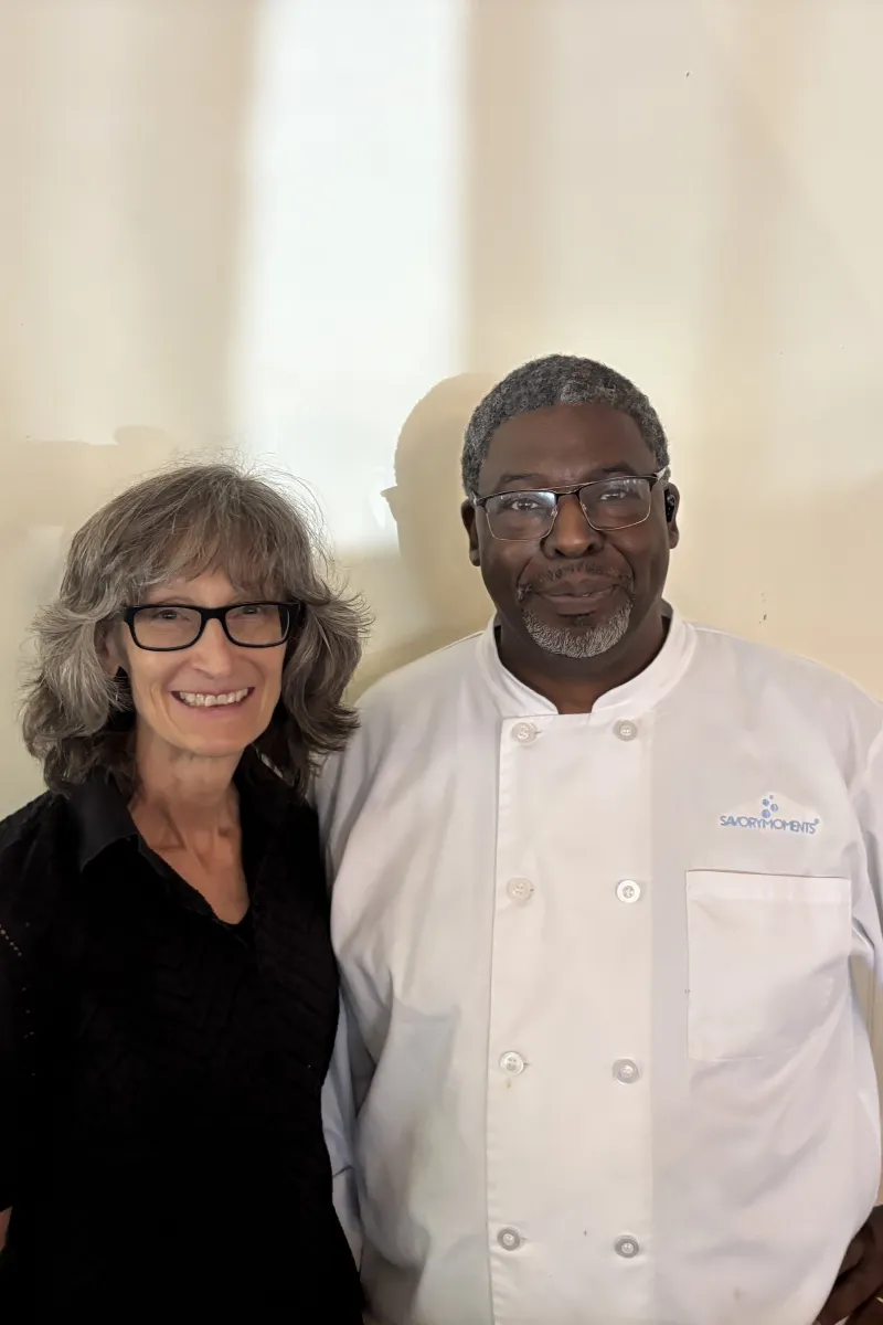 Savory Moments Catering executive chef and staff member