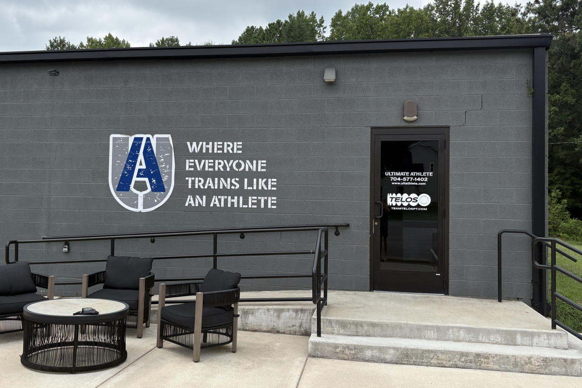 Building entrance for Ultimate Athlete