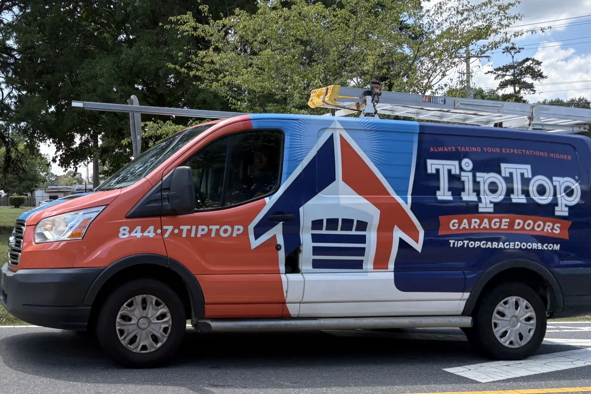 Tip Top Garage Doors service truck