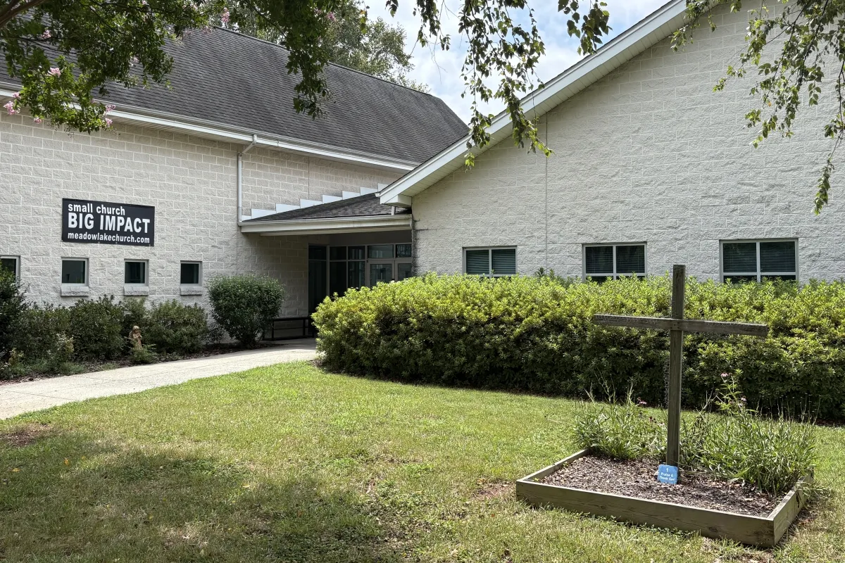Entrance to the Meadowlake Church