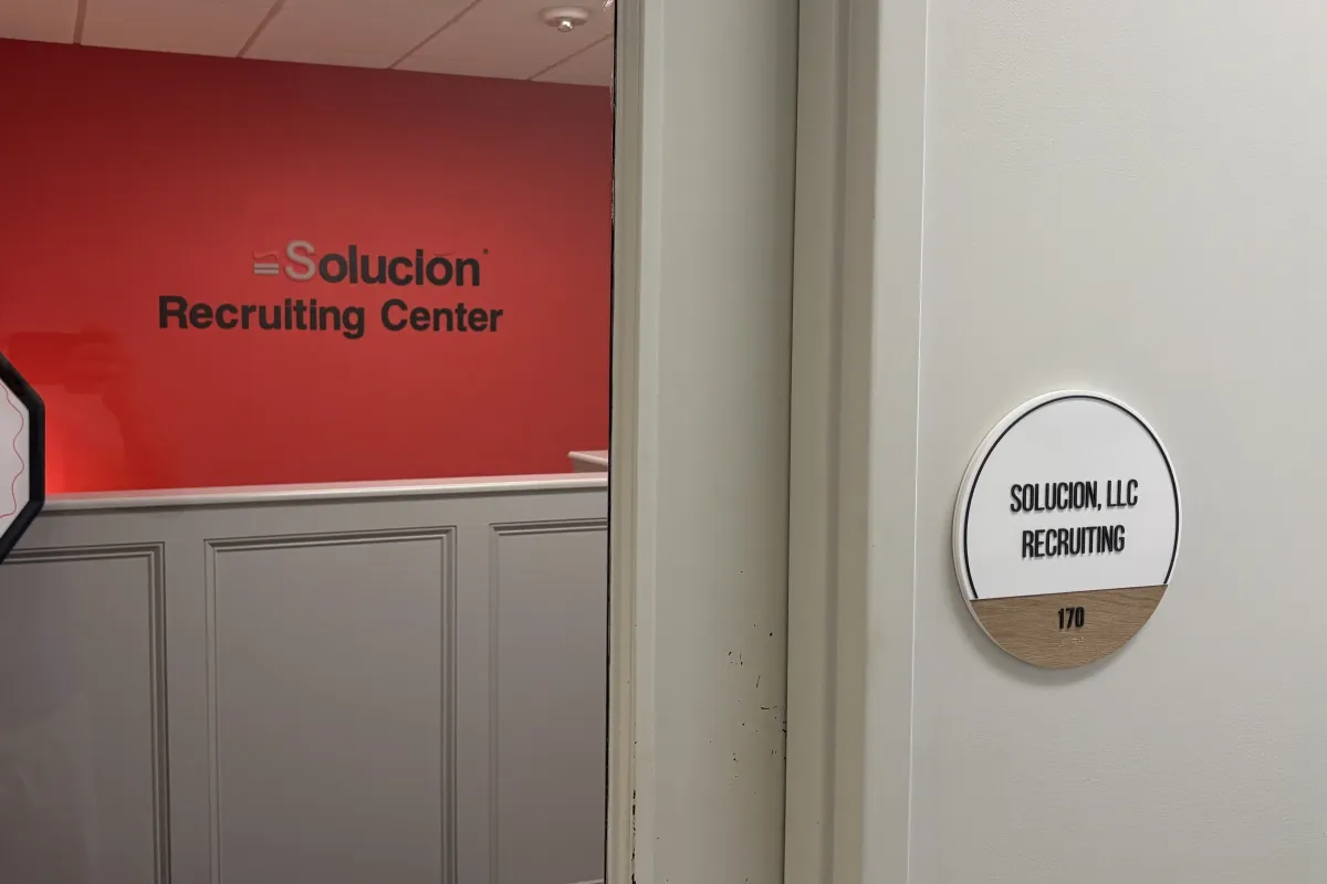 Office entrance for Solucion
