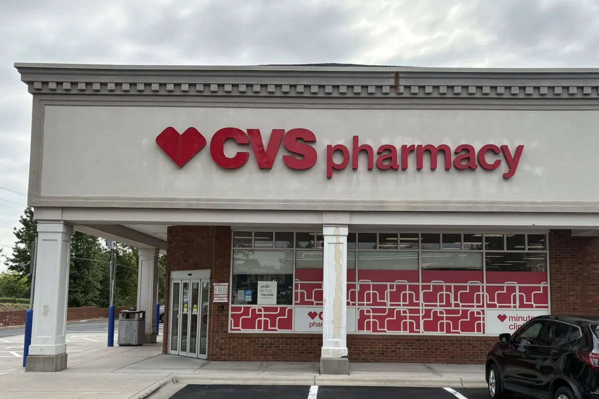 Building exterior of CVS on Sam Furr Rd where CVS Pharmacy is located
