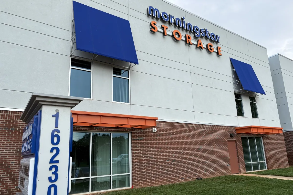 Building exterior for Morningstar Storage