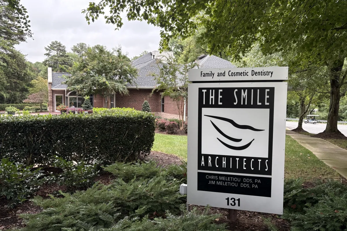 Sign and building exterior for The Smile Architects