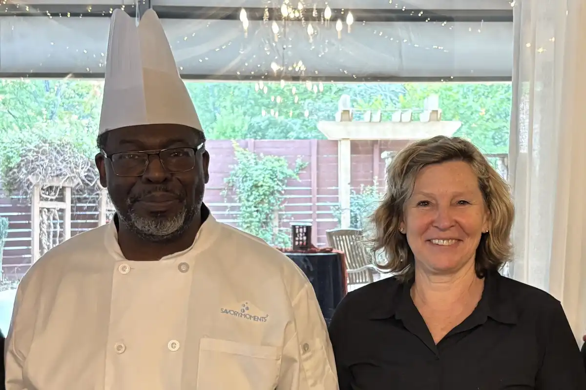 Owner Jodi and chef Yoube at Magnolia Woods