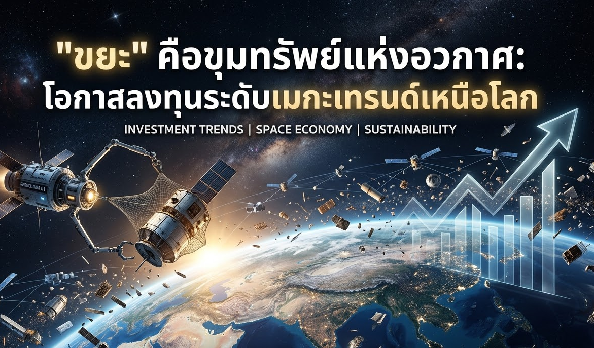 รู้หรือไม่ว่า ตอนนี้โลกเราถูกปกคลุมไปด้วย ดาวเทียมเต็มไปหมด แต่นอกจากดาวเทียมแล้ว ทุกคนรู้หรือไม่ว่ายังมีขยะอวกาศอีกนับล้านๆชิ้น! ซึ่งขยะอวกาศเหล่านี้ละคือโอกาศในการลงทุนชั้นดี