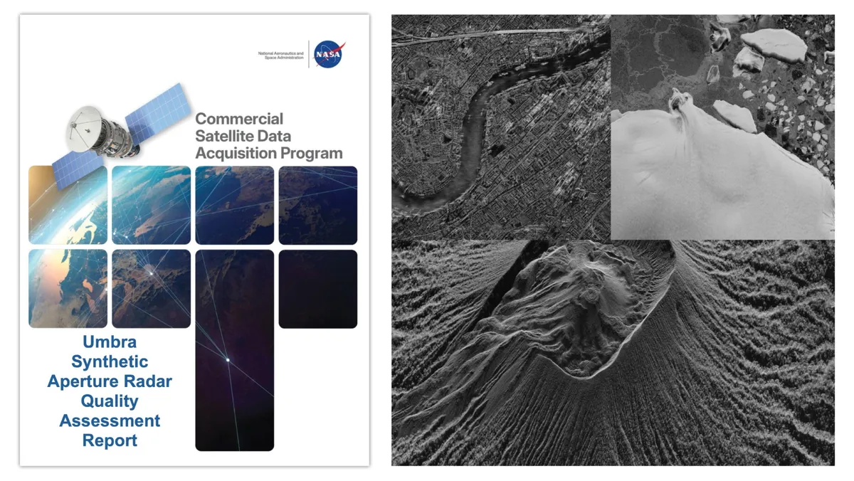 รายงานล่าสุดจากโครงการ CSDA ของ NASA เผยผลการประเมินข้อมูลจากกลุ่มดาวเทียมเรดาร์ Umbra ชี้มีจุดเด่นด้านความละเอียดสูงและการเข้าถึงข้อมูลที่รวดเร็ว แต่ยังพบปัญหาเรื่องความแม่นยำของตำแหน่งทางภูมิศาสตร์และประสิทธิภาพทางรังสีที่ต้องปรับปรุงเพื่อการใช้งานวิจัยทางวิทยาศาสตร์ที่แม่นยำยิ่งขึ้น