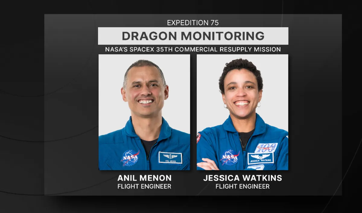 นักบินอวกาศ Anil Menon และ Jessica Watkins