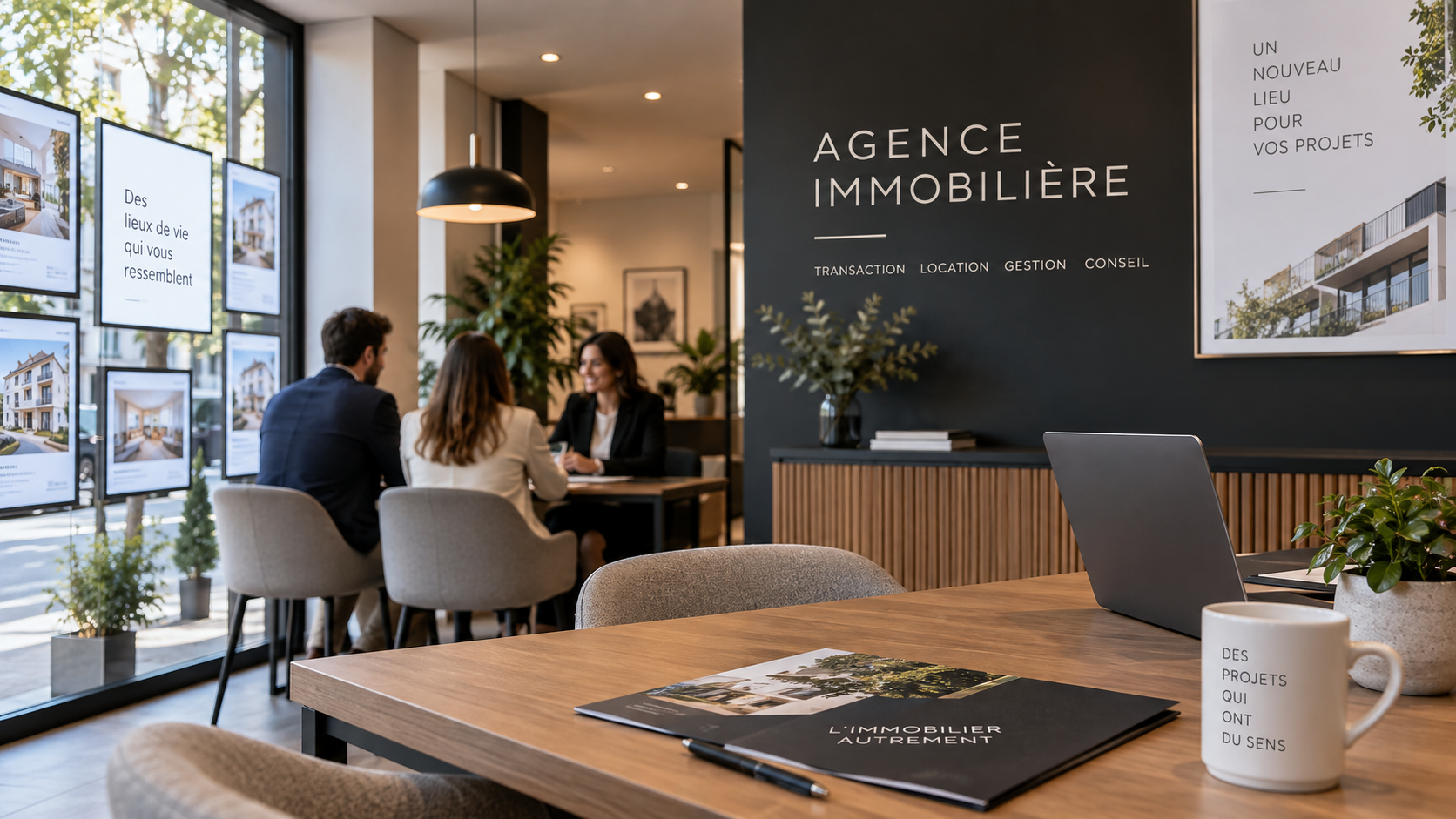 Agence immobilière, illustration de l'article sur la cession de fonds de commerce d'agence immobilière