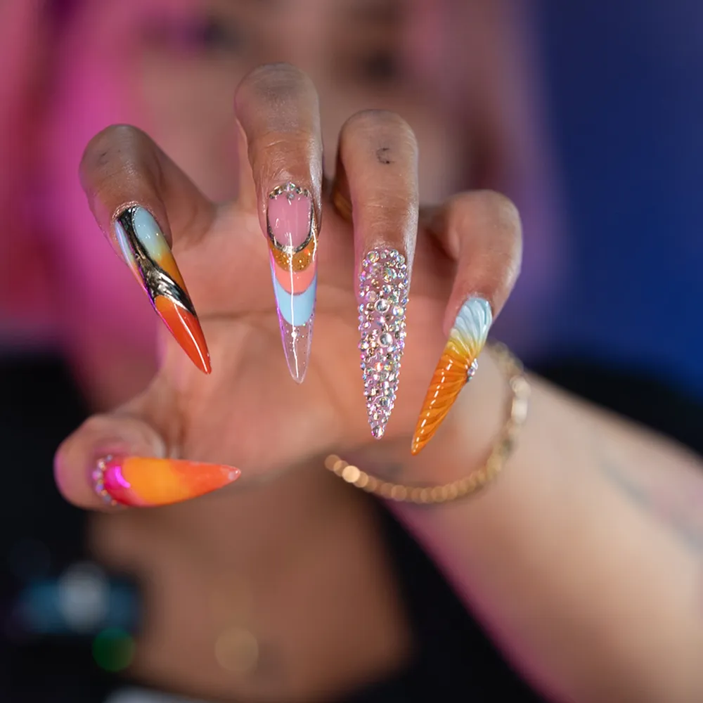 Hand-Painted & 3D Nail Art at March14