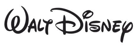 Walt Disney logo text in stylized black lettering.