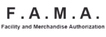 F.A.M.A. logo with the tagline 'Family and Merchandise Authentication'.
