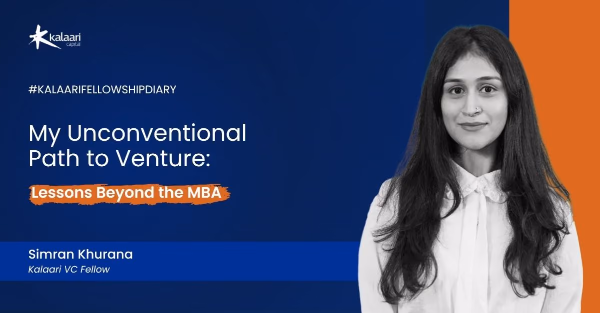 My Unconventional Path to Venture: Lessons Beyond the MBA