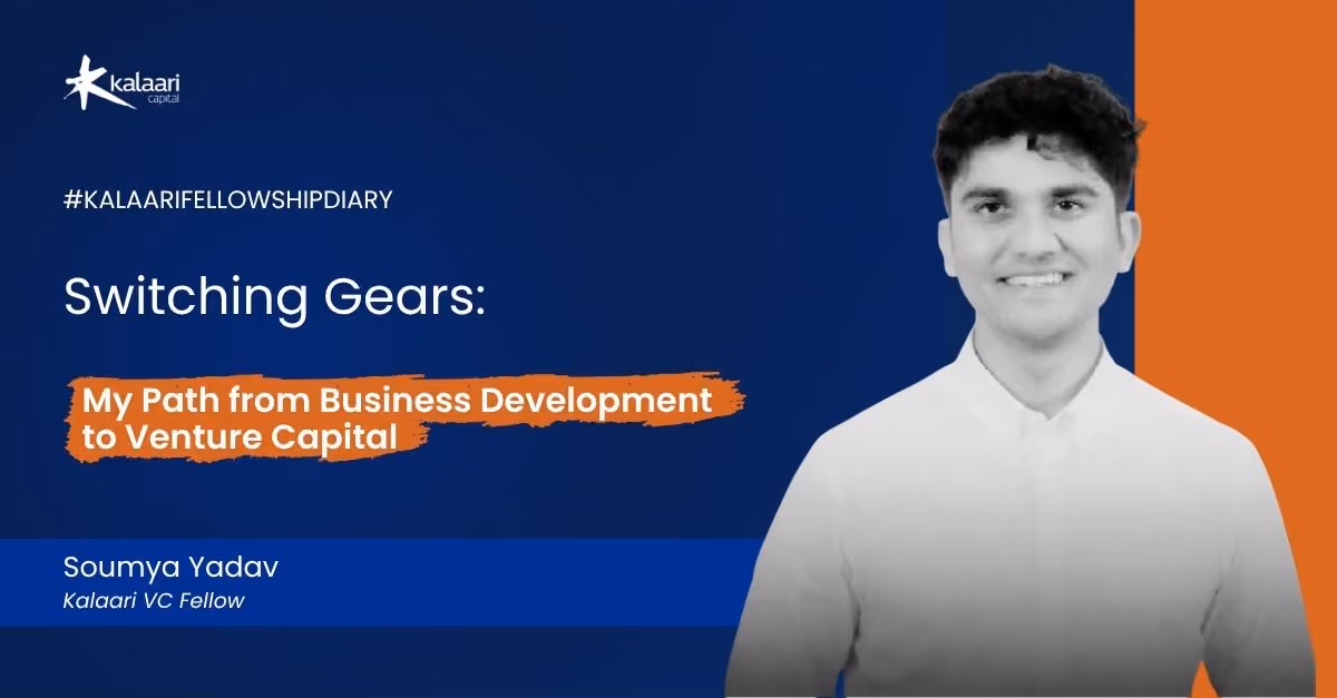 Kalaari Fellowship Diary: Soumya Yadav