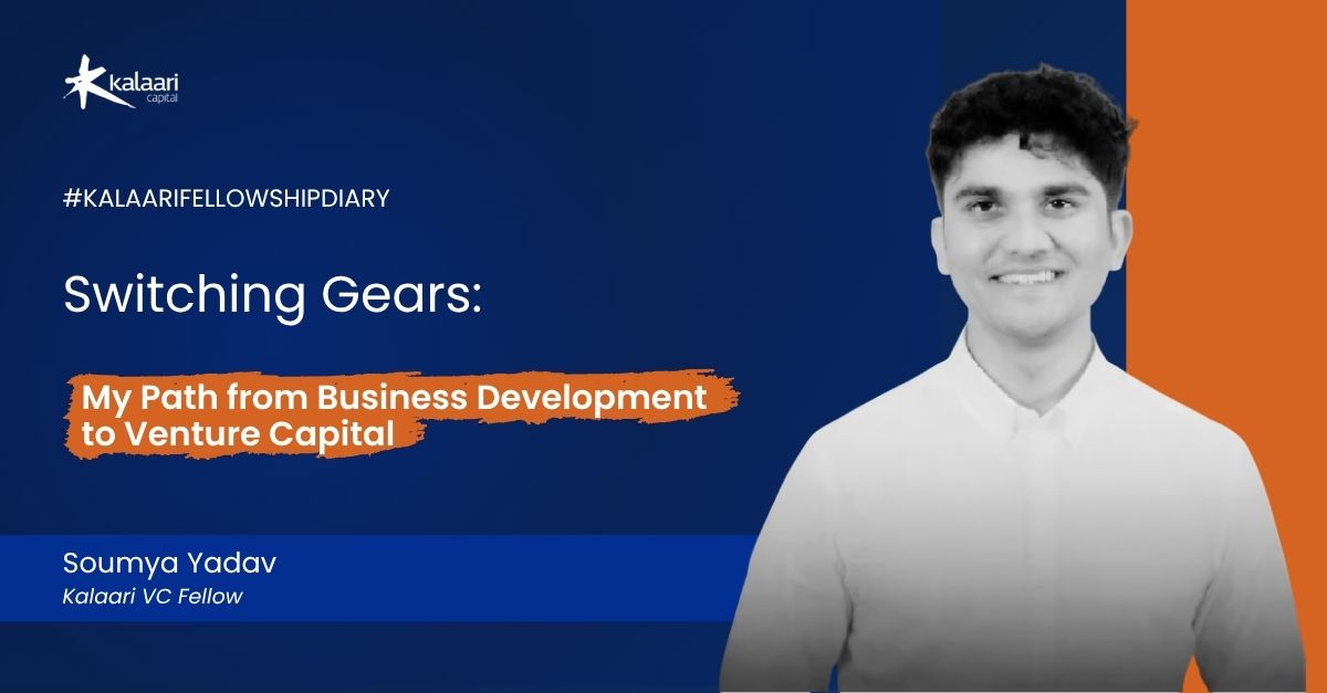 Kalaari Fellowship Diary: Soumya Yadav