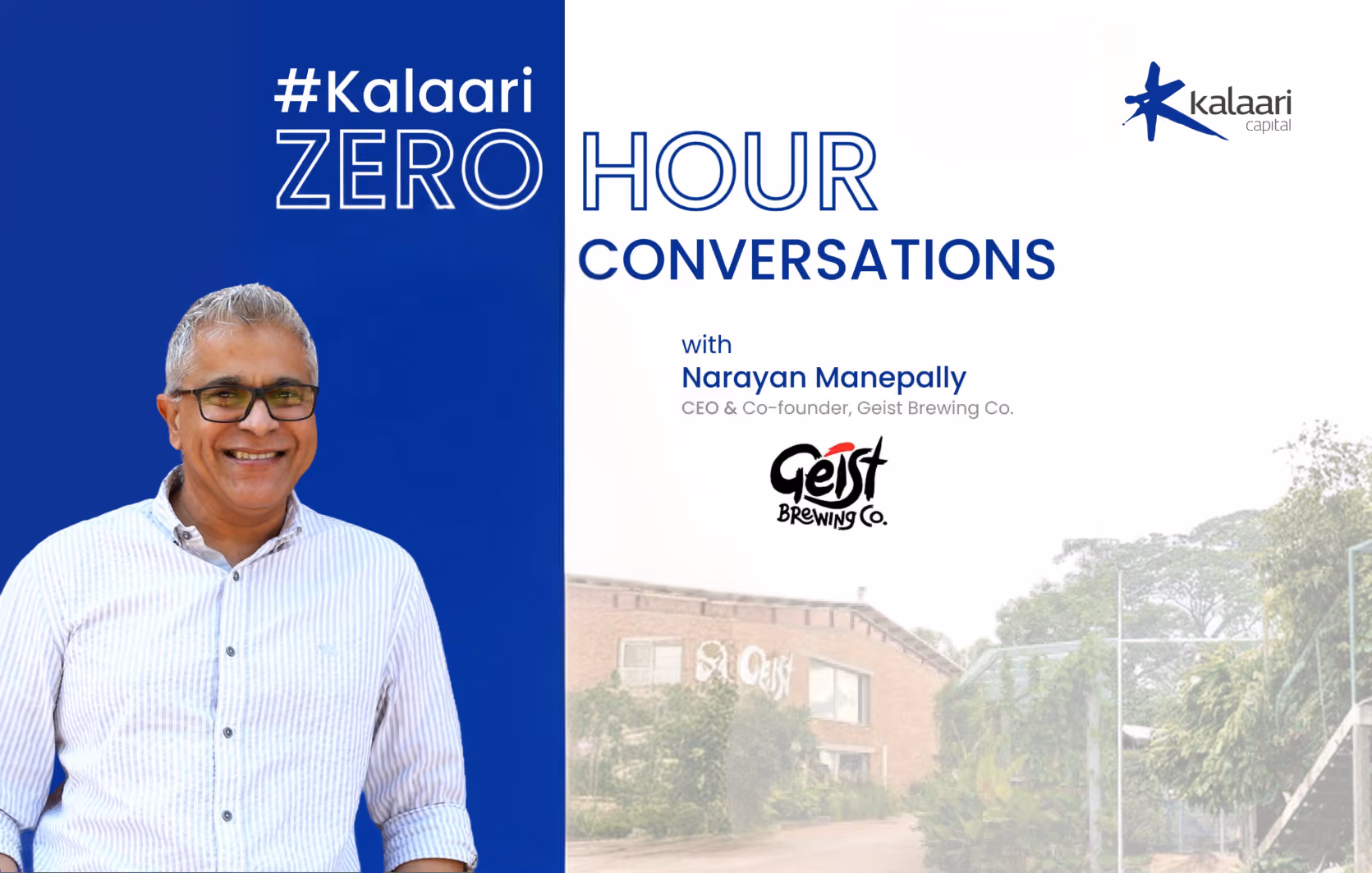 Zero Hour Conversation with Narayan Manepally