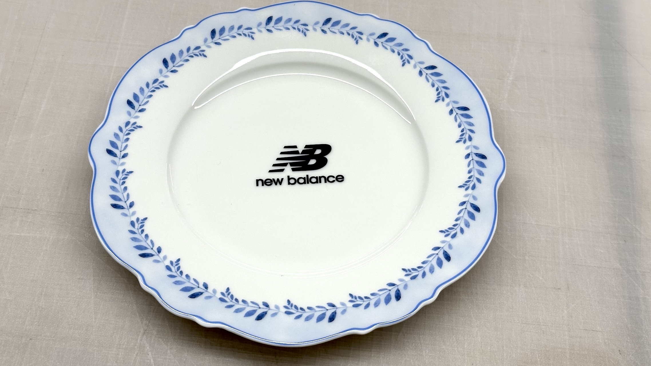 Branded plate for New Balance