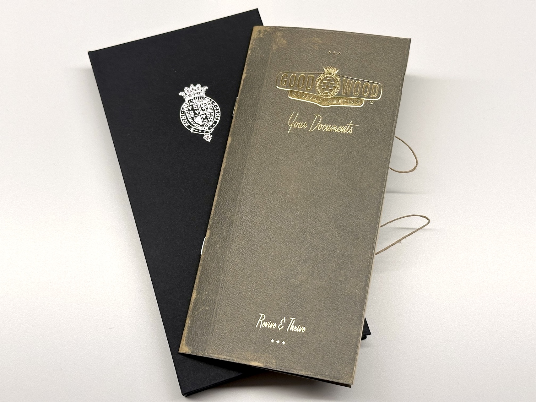 Booklet printed with a rugged effect for Good Wood