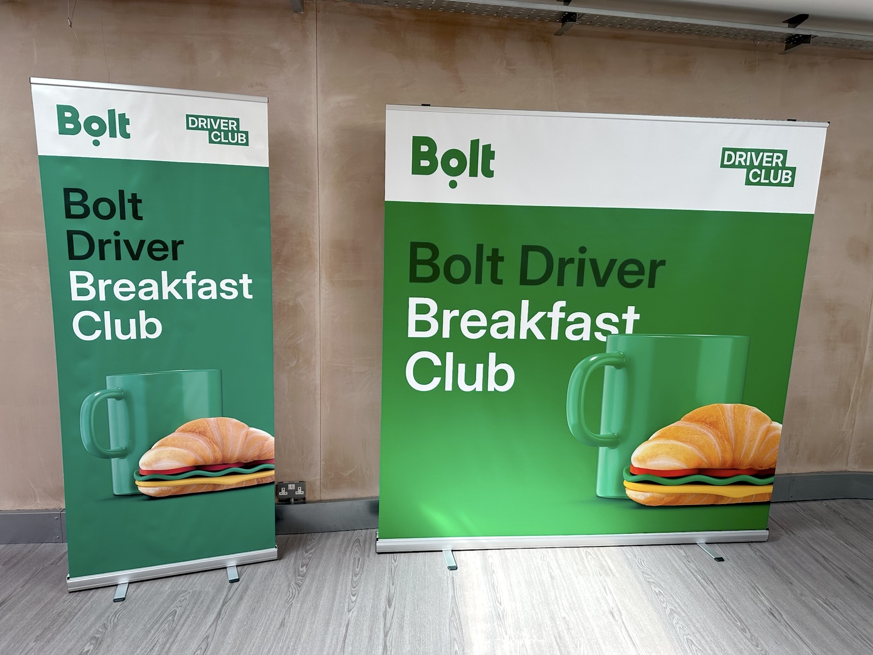 Large roll-ups for Bolt Breakfast Club