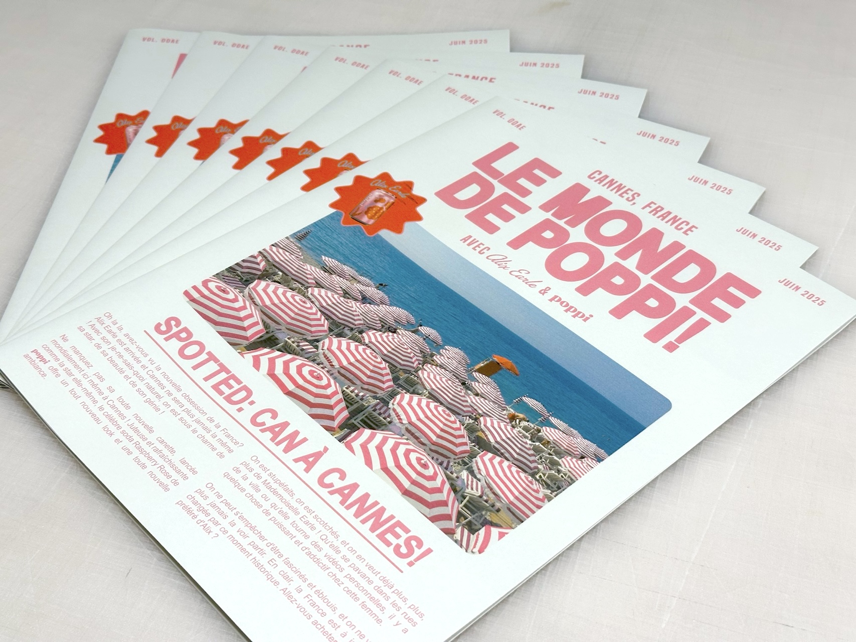 Newspaper-style print