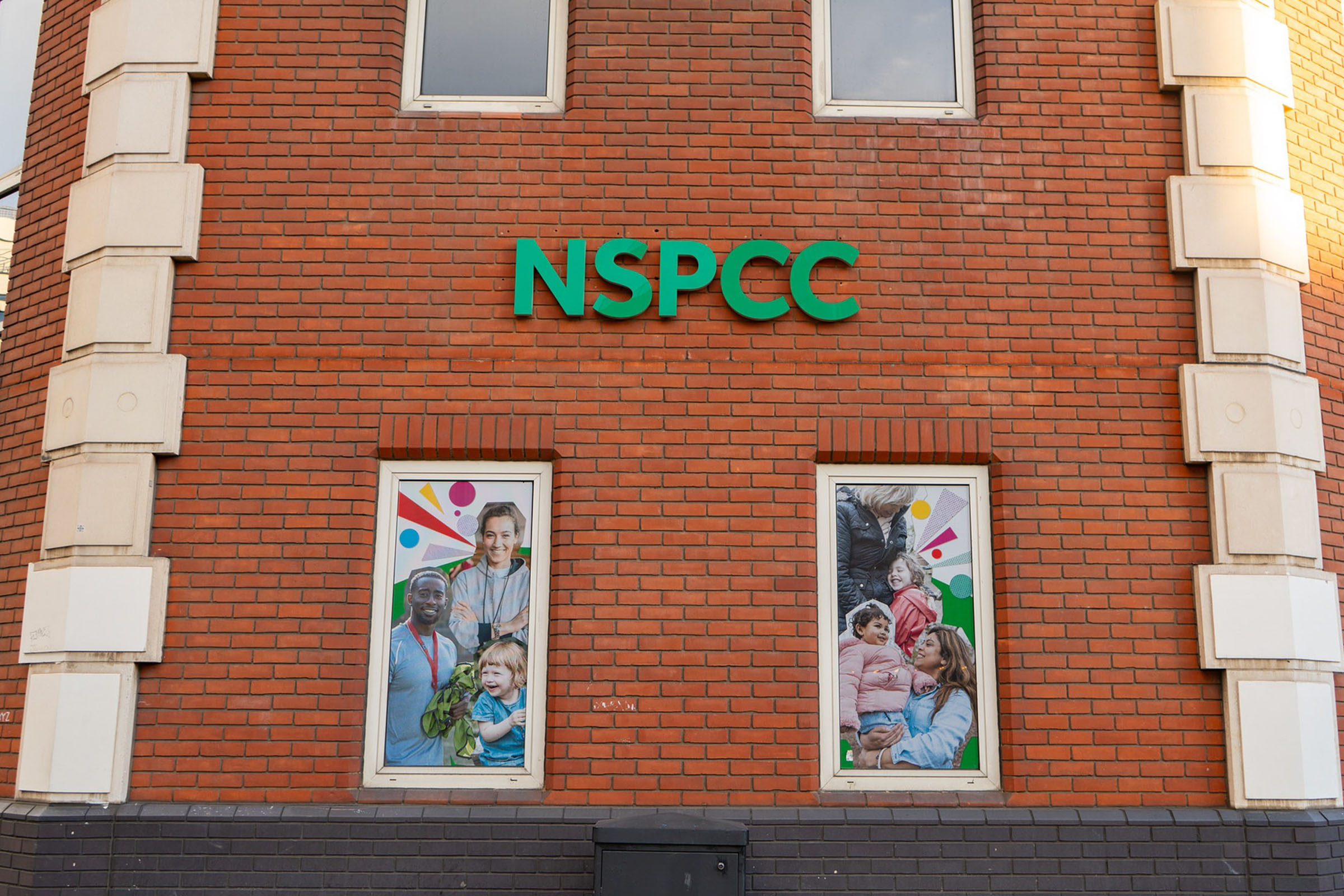 Window vinyls at NSPCC HQ