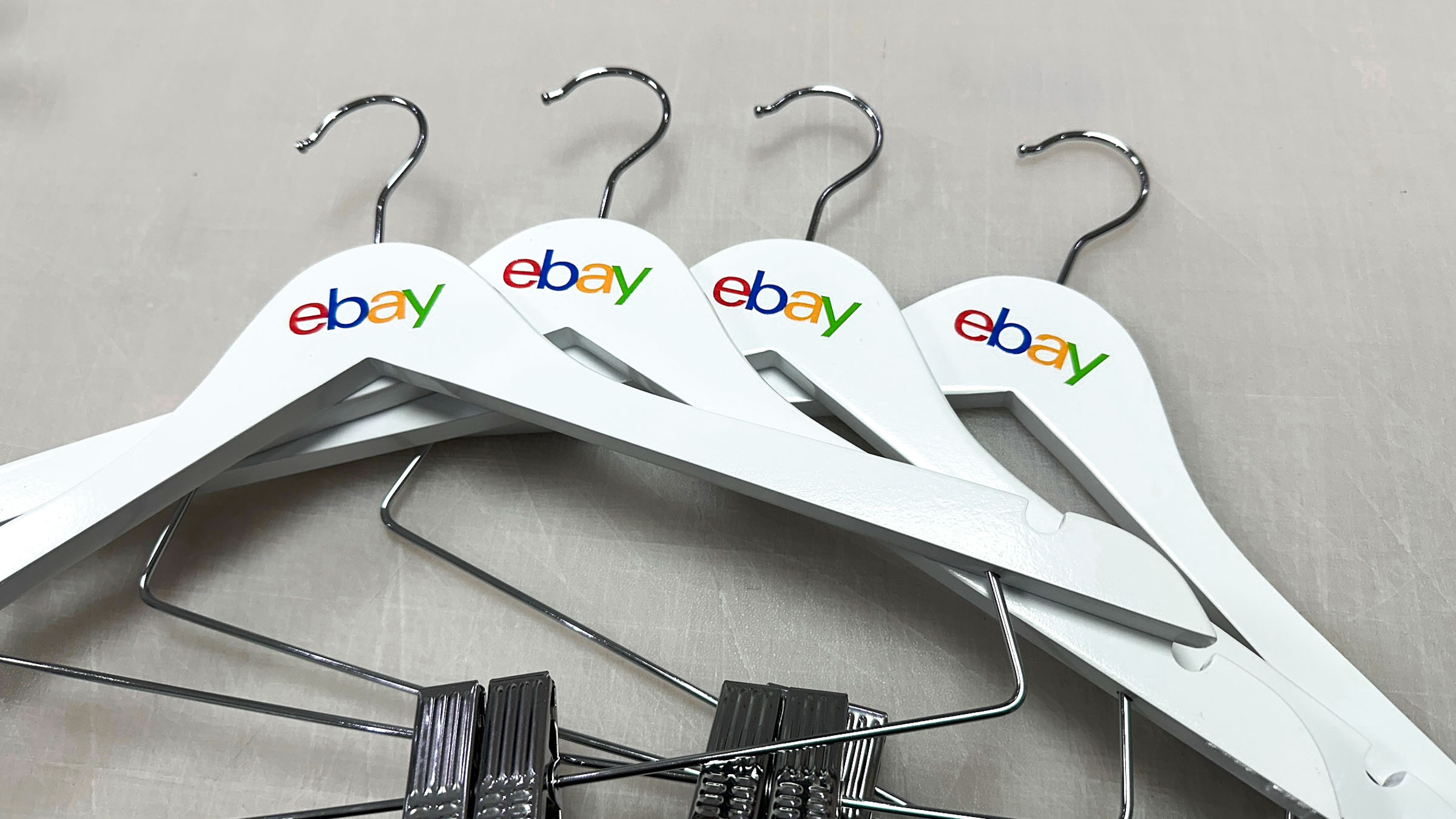 Branded hangers for eBay