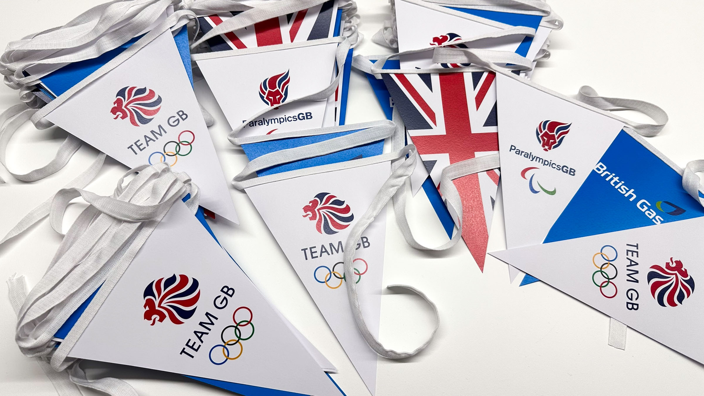 Custom made bunting for sports event