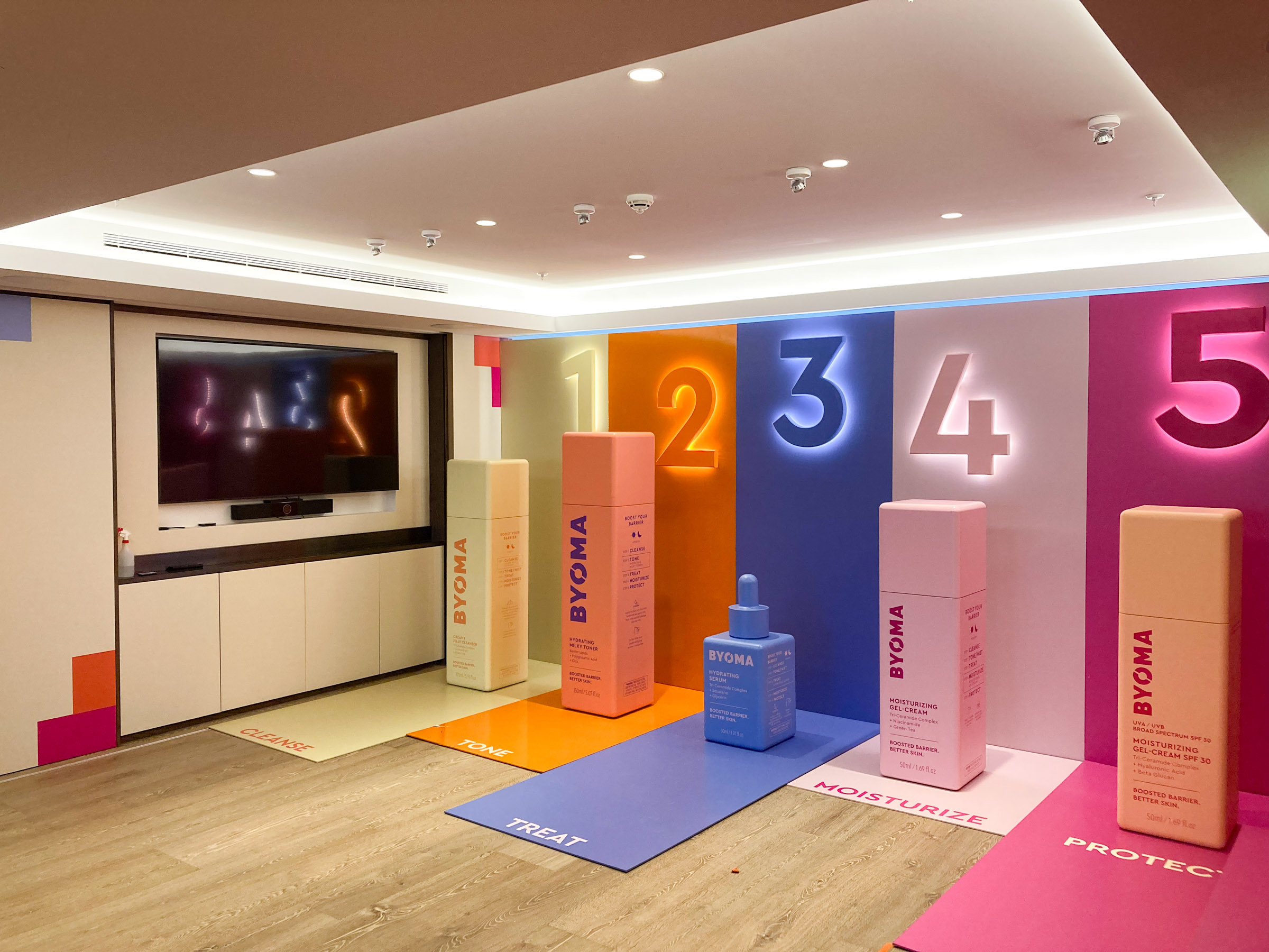 environmental branding for byoma