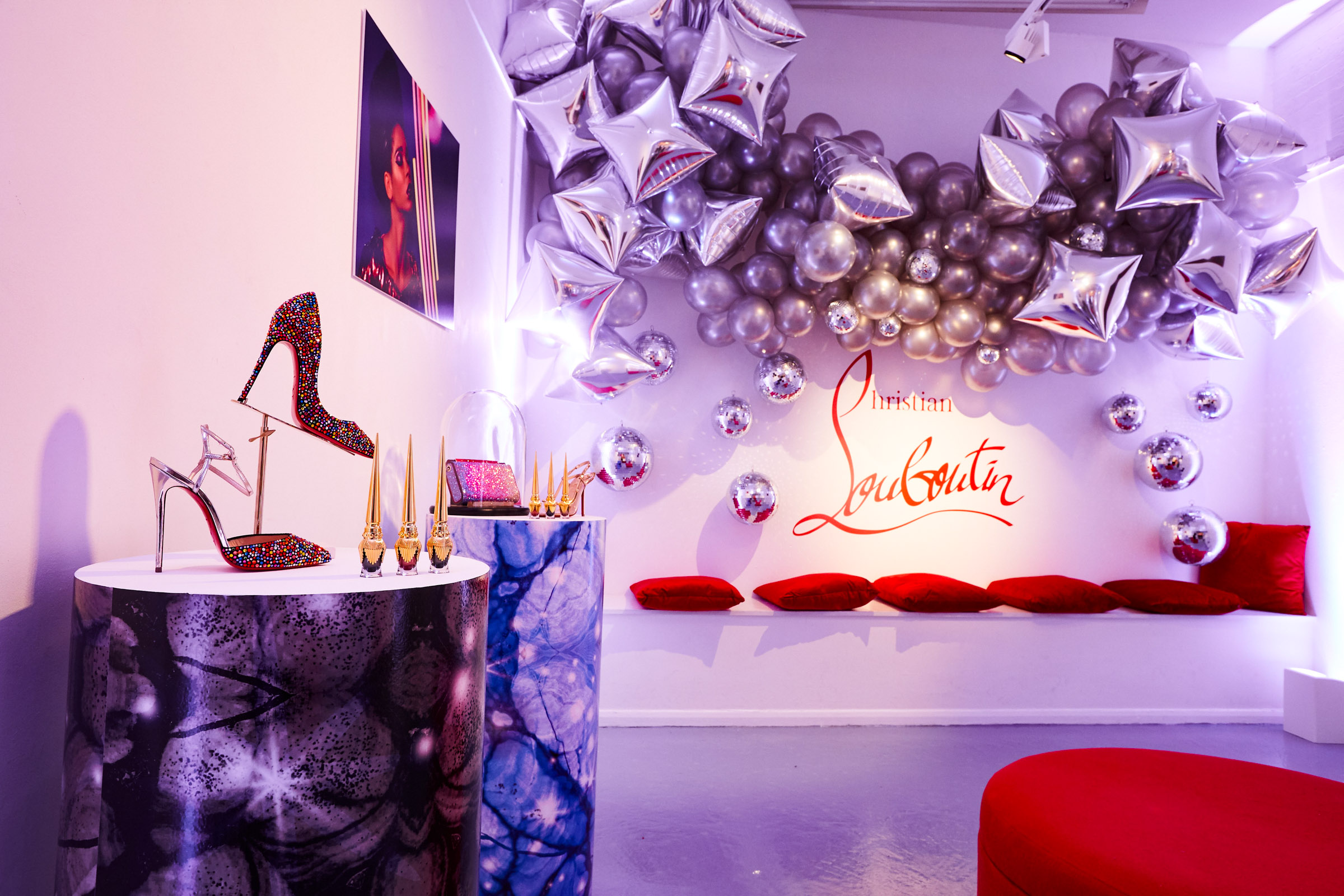 Installation for christian louboutin