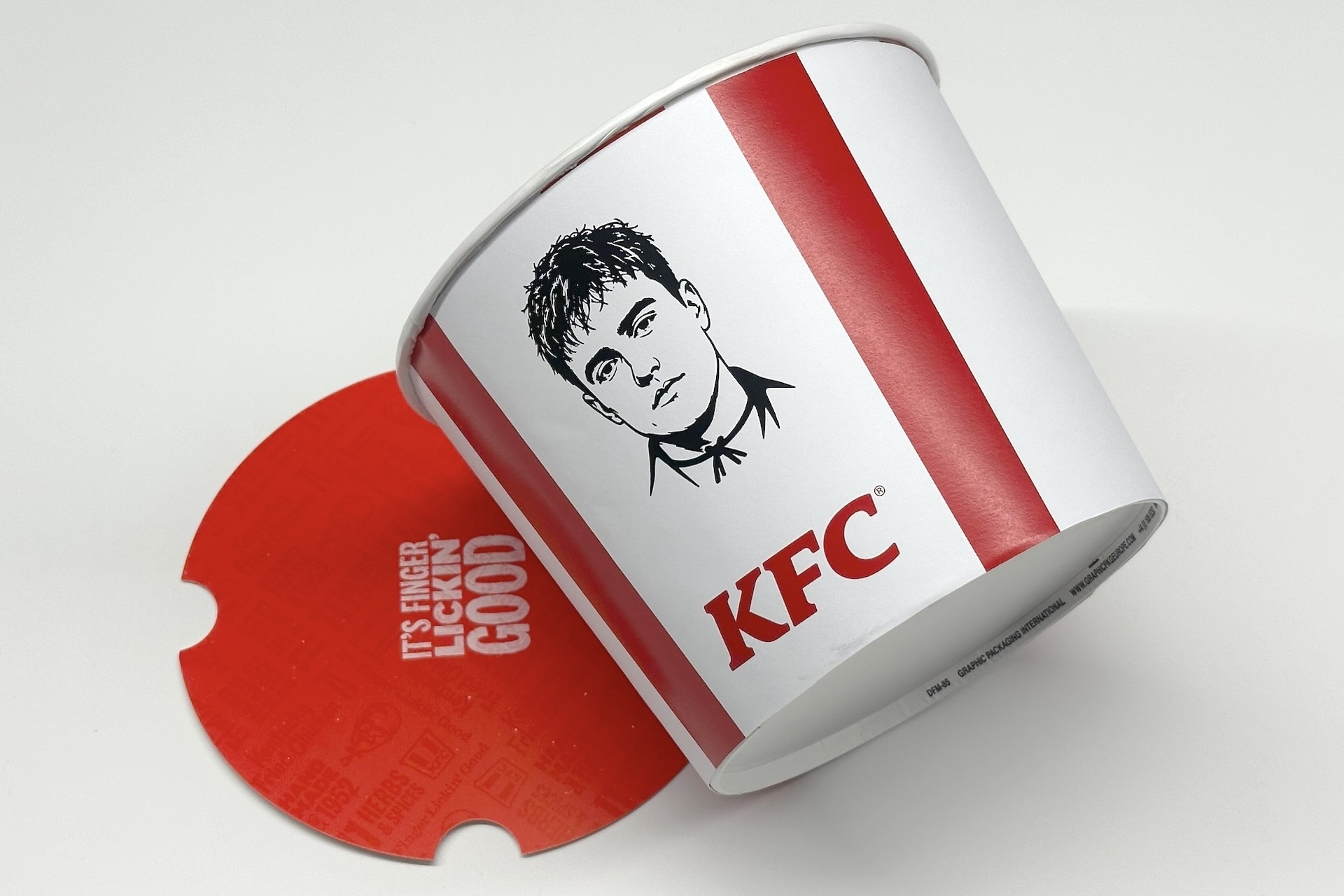 Personalised KFC bucket