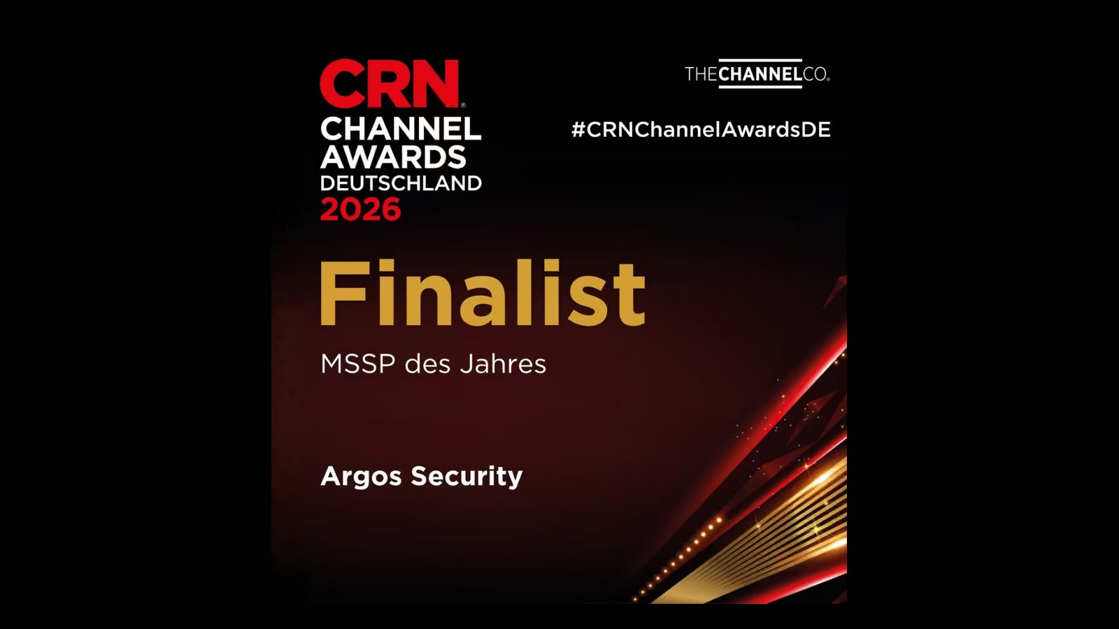 CRN Channel Awards Deutschland 2026: Finalist MSSP des Jahres – Argos Security