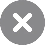Grey cross icon – indicating a common industry pain point or excluded factor.