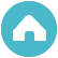 White home icon inside a blue circular background.