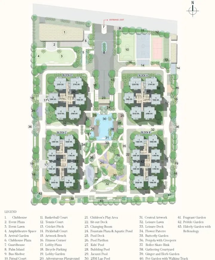 Poulomi Florique Master Plan