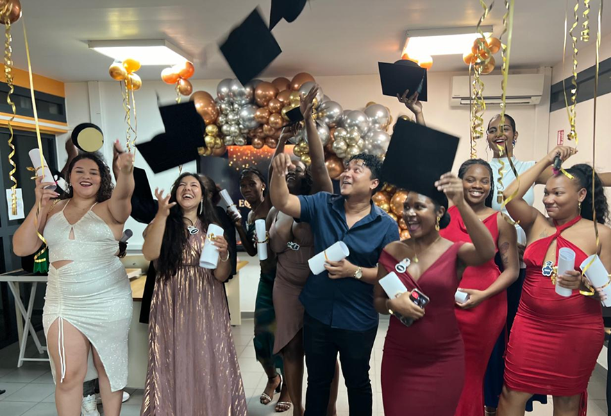 Soirée étudiante de LV Consultants en Guyane