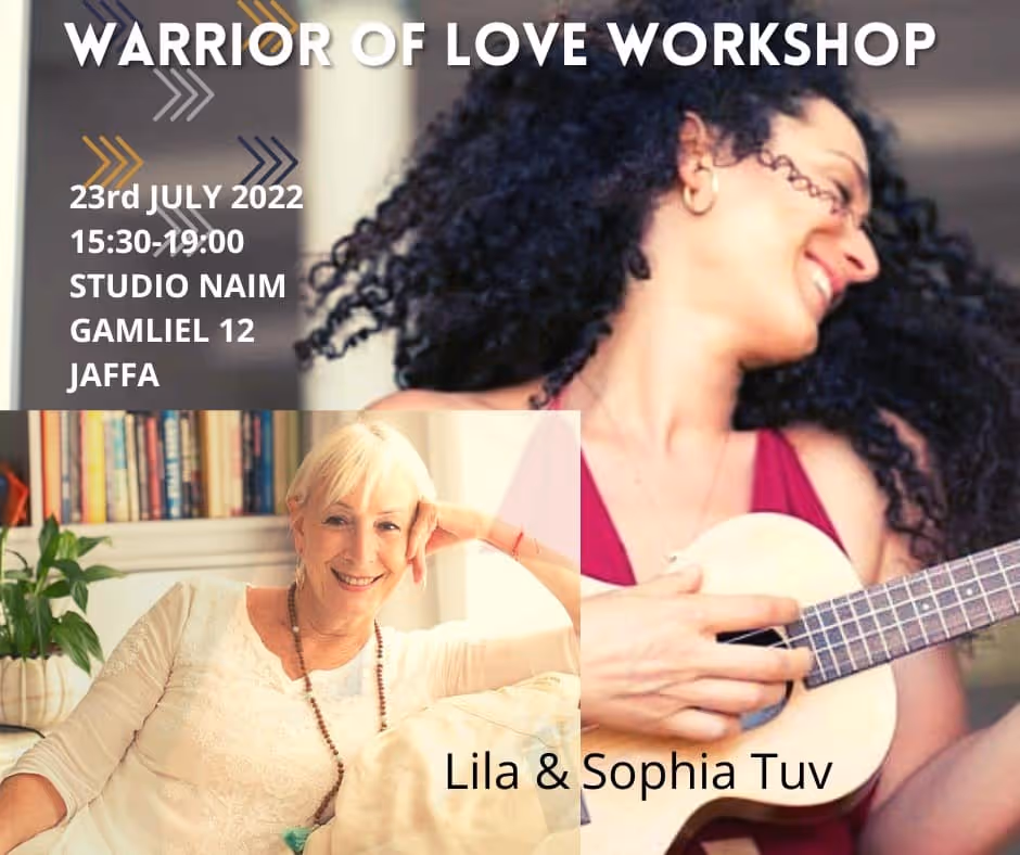 WARRIOR of LOVE with Sophia Tuv & Lea Laser | אירוע בסטודיו נעים