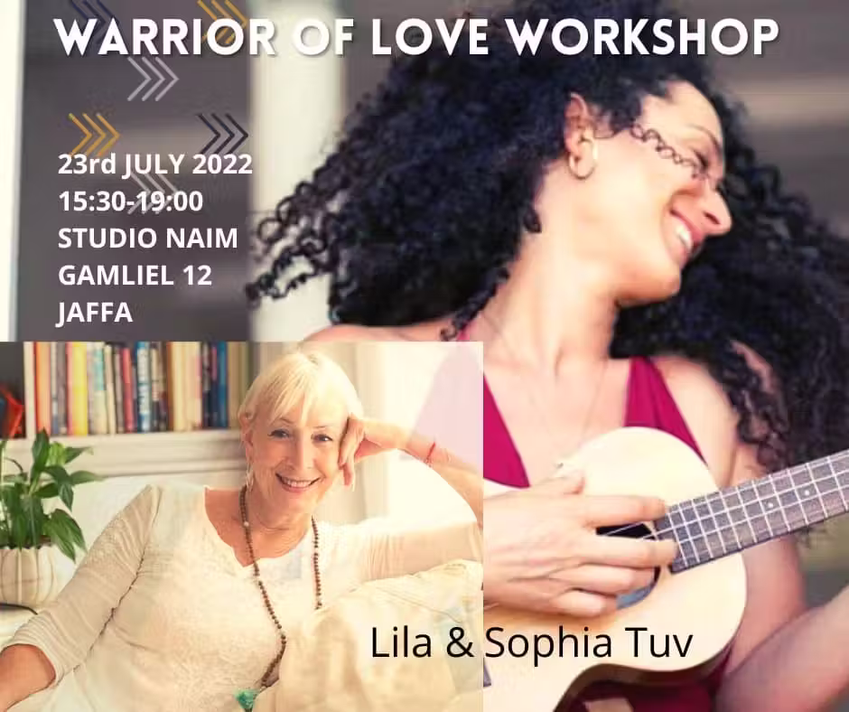 WARRIOR of LOVE with Sophia Tuv & Lea Laser | אירוע בסטודיו נעים