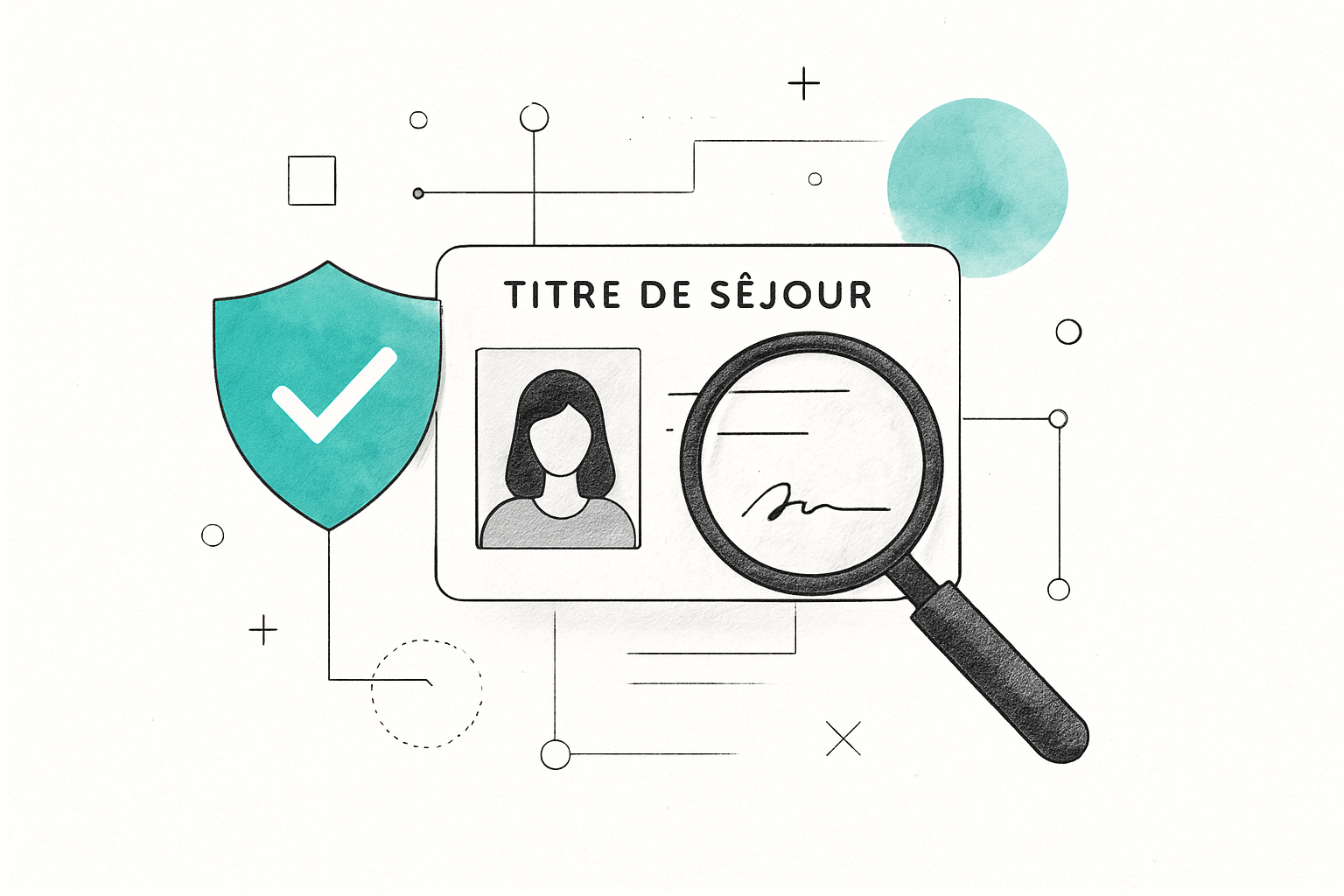 Identifier faux titre de séjour