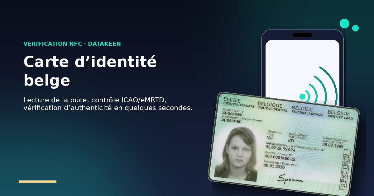 Vérifier une carte d'identité belge (eID) : guide complet 2026