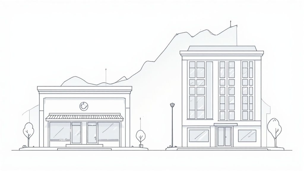 Un barista trabajando eficientemente en una cafetería concurrida