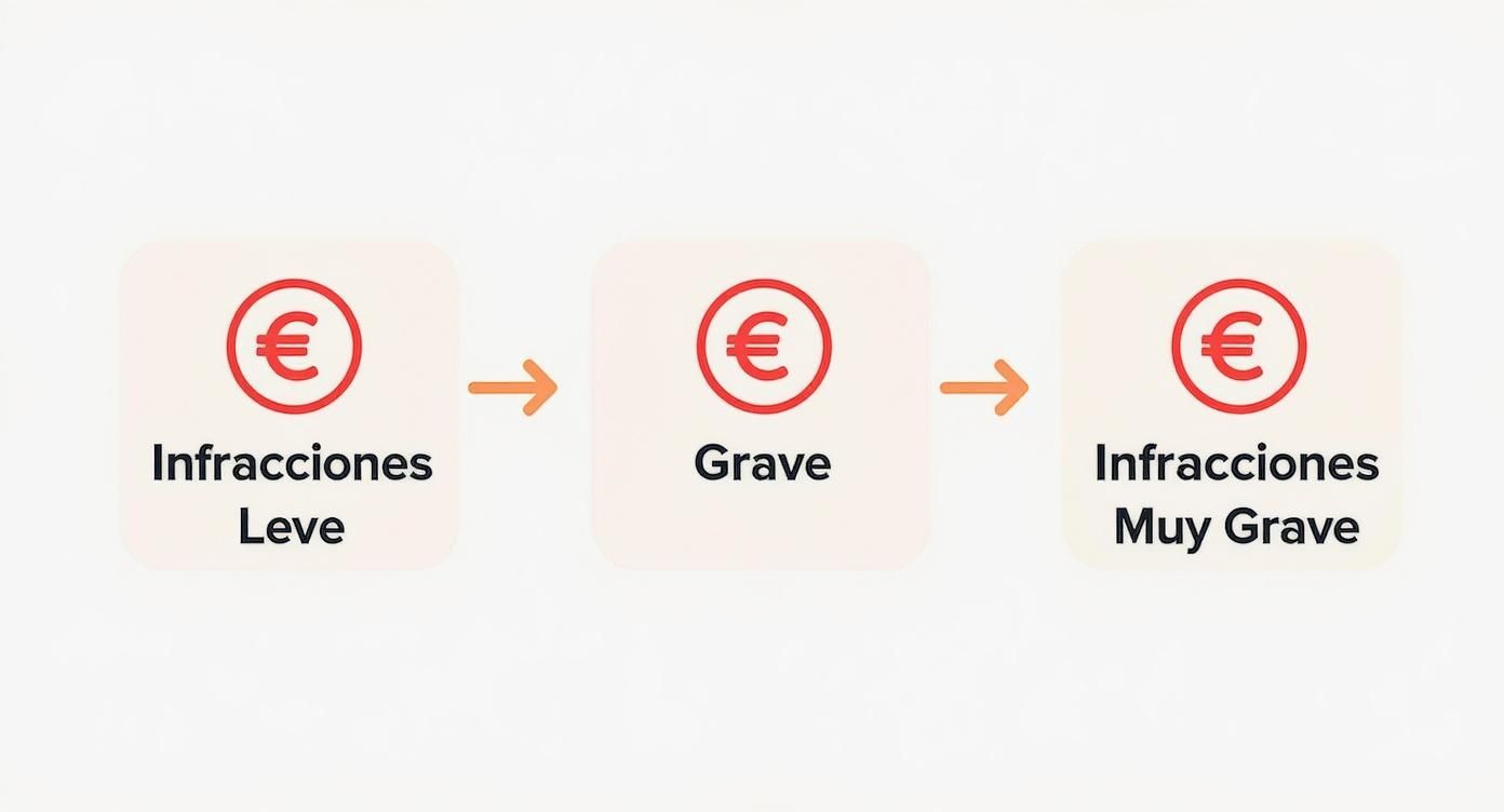 Infographic about nueva ley control horario trabajadores