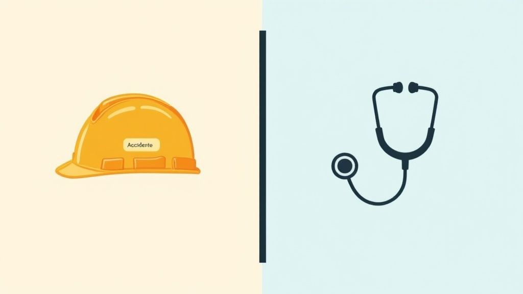 Dos documentos comparados uno al lado del otro, simbolizando las diferencias legales.